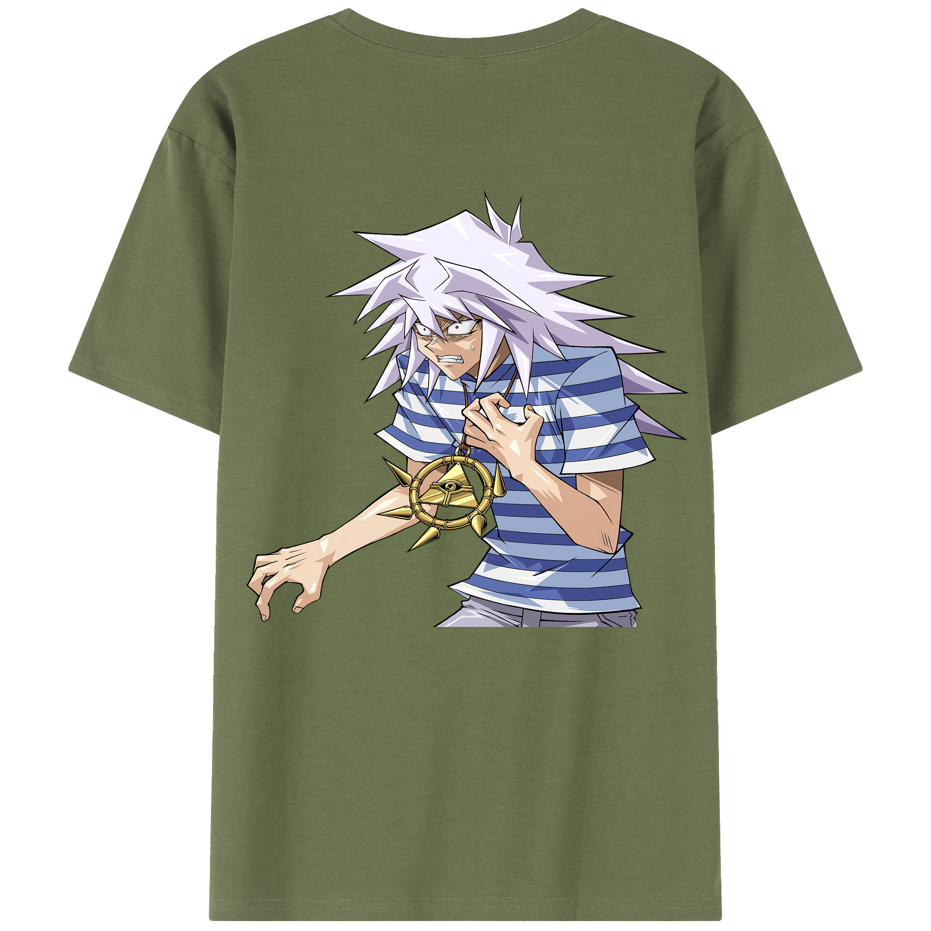 （画像用） 遊☆戯☆王 Yu-Gi-Oh! 綿100％半袖Tシャツ（背面プリント）